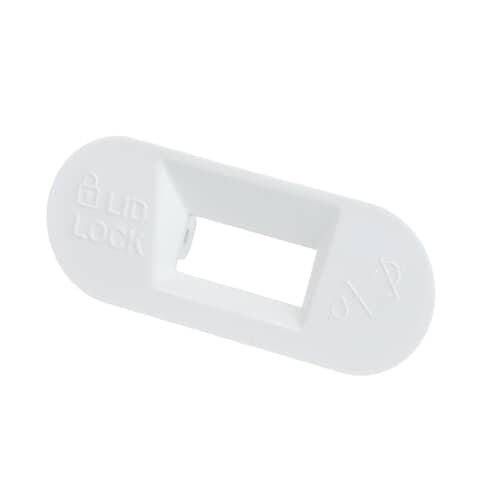 Whirlpool Part# W11545554 Lid Lock Bezel - White (OEM)