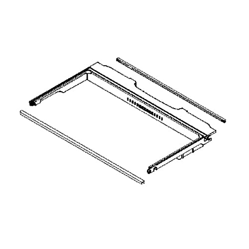 KitchenAid Refrigerator Crisper Drawer Cover Assembly KRMF706EBS01