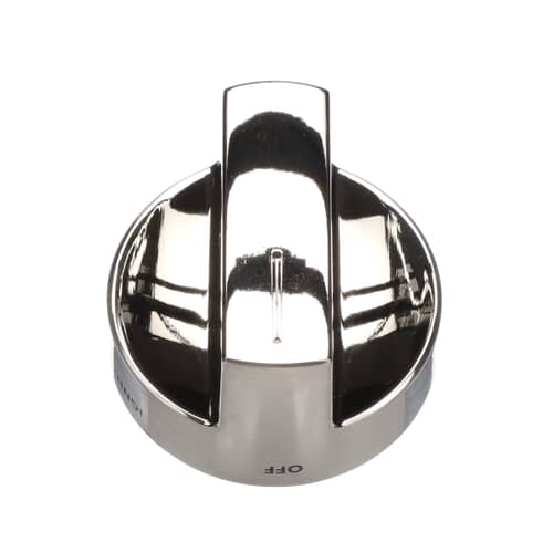 Whirlpool Part# W11574368 Burner Knob (Stainless) - Genuine OEM