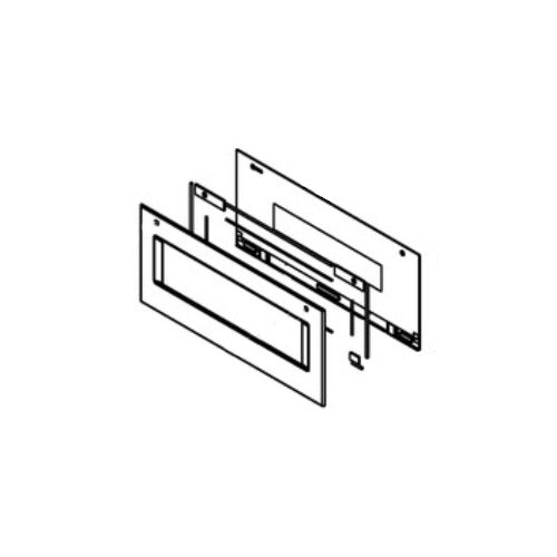 Whirlpool Part# W11600237 Door Glass Assembly - Genuine OEM