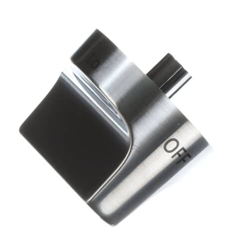 Whirlpool Part# W11620567 Knob (Stainless Steel) - Genuine OEM