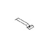 GE Part# WB01X10241 Spring Bracket - Genuine OEM
