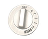 GE Part# WB03K10060 Top Burner Knob (OEM) White