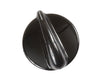GE Part# WB03K10135 Top Burner Control Knob (OEM) Black