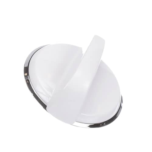 GE Part# WB03T10324 Burner Control Knob (OEM) White