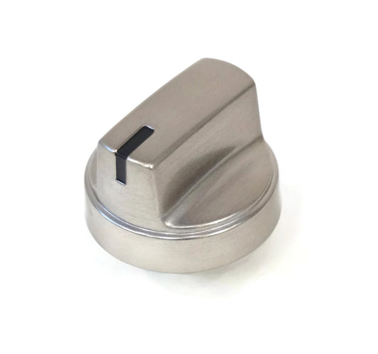 GE Cooktop Burner Control Knob (Stainless JGP5030SL1SS