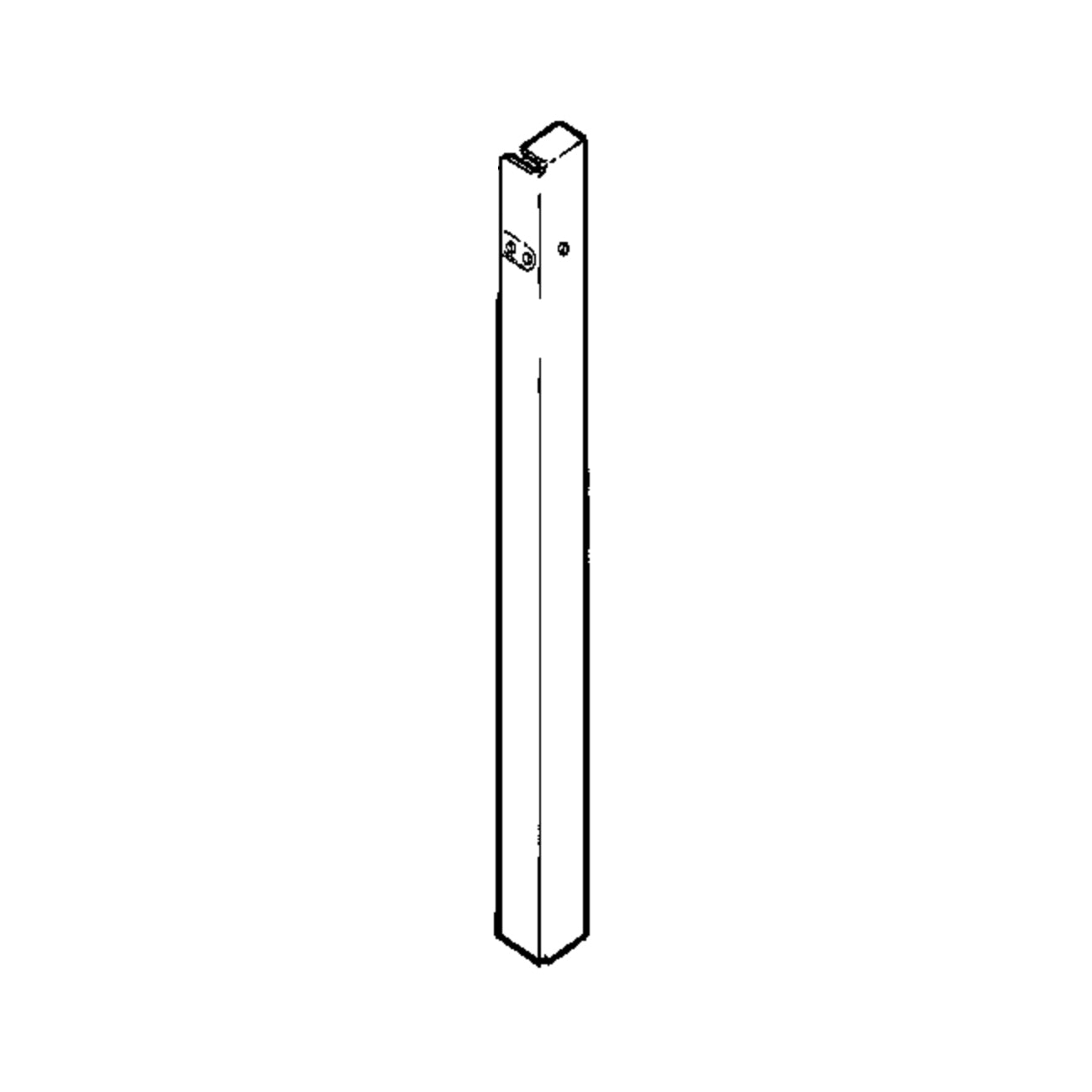 Ge Door Trim Rt (White) - WB07K10017