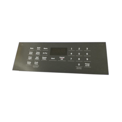GE Range - Oven/Stove Touchpad Control Panel Overlay - Dark Gray JGB735SP1SS