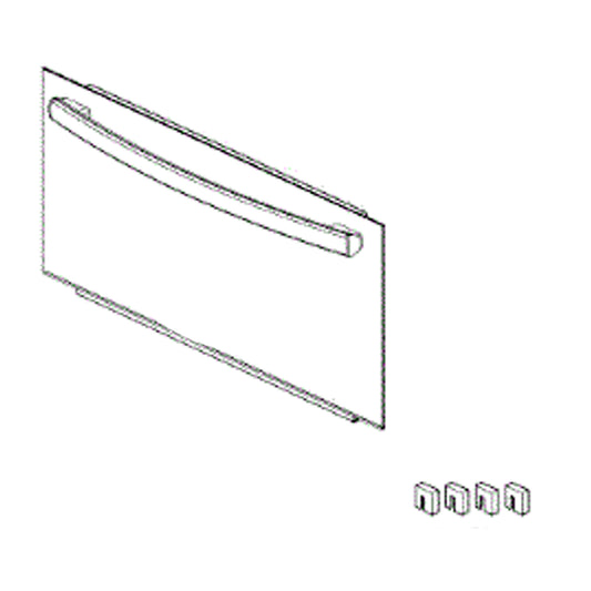 Whirlpool Nlapanel, Front Wht - 70001914