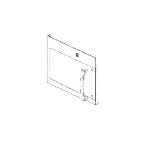 Ge White Door Assembly - WB56X44647