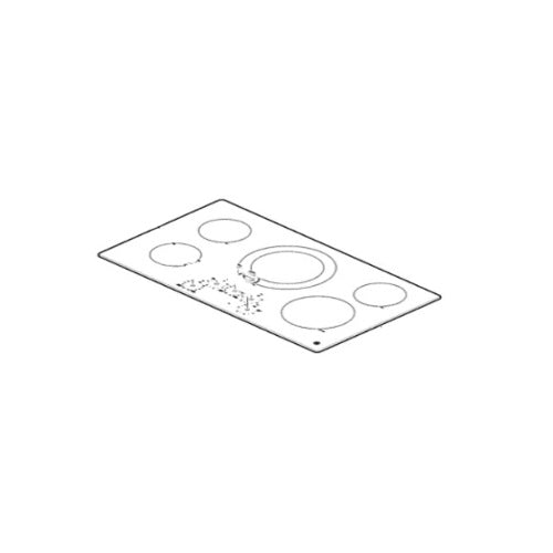 Ge Maintop Glass & Frame - WB62X43031