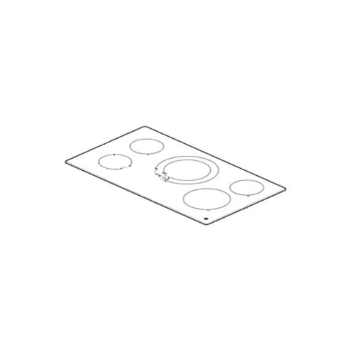 Ge Maintop Glass & Frame - WB62X43032