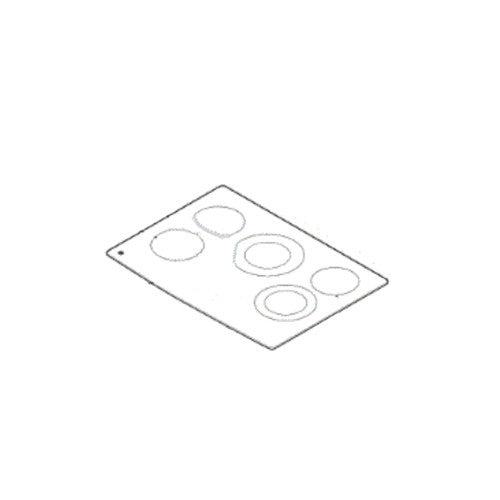 GE Part# WB62X44569 Maintop Glass - Genuine OEM
