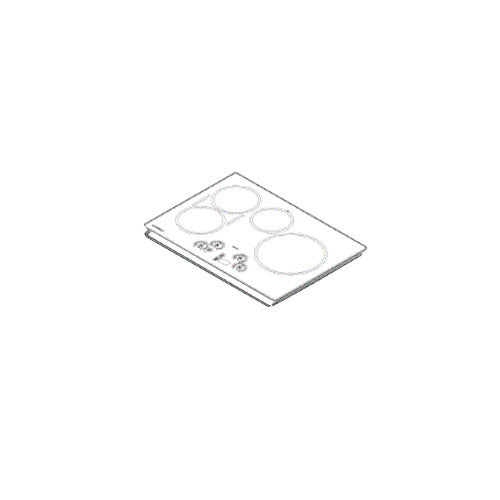 Ge Cooktop Glass Surface - WB62X44614