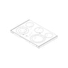 GE Part# WB62X45232 Maintop Glass Assembly - Genuine OEM