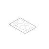 GE Cooktop Frame Maintop Assembly - WB62X49988