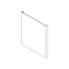 GE Part# WD27X30538 Outer Door Panel Assembly (Black) - Genuine OEM