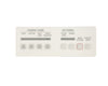 GE Part# WE19M1093 Overlay Switch (OEM) White