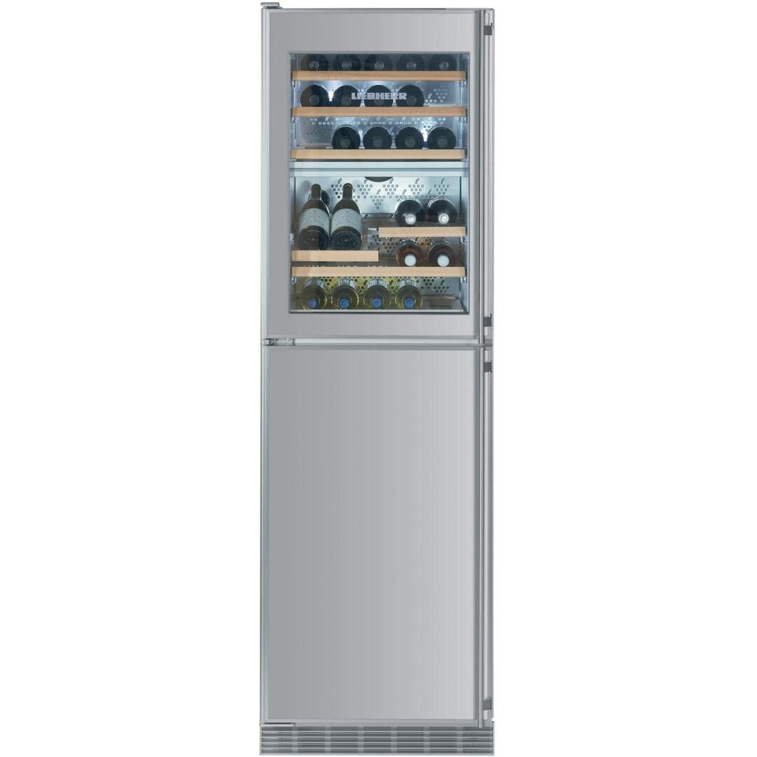 Liebherr WFI1061 24 Inch Built-in Wine Storage/Freezer Combination with 34 Bottle Capacity