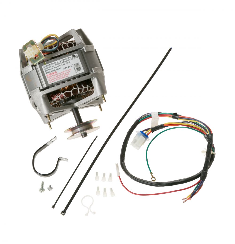 GE Part# WH20X10025 Motor and Harness Assembly (OEM)