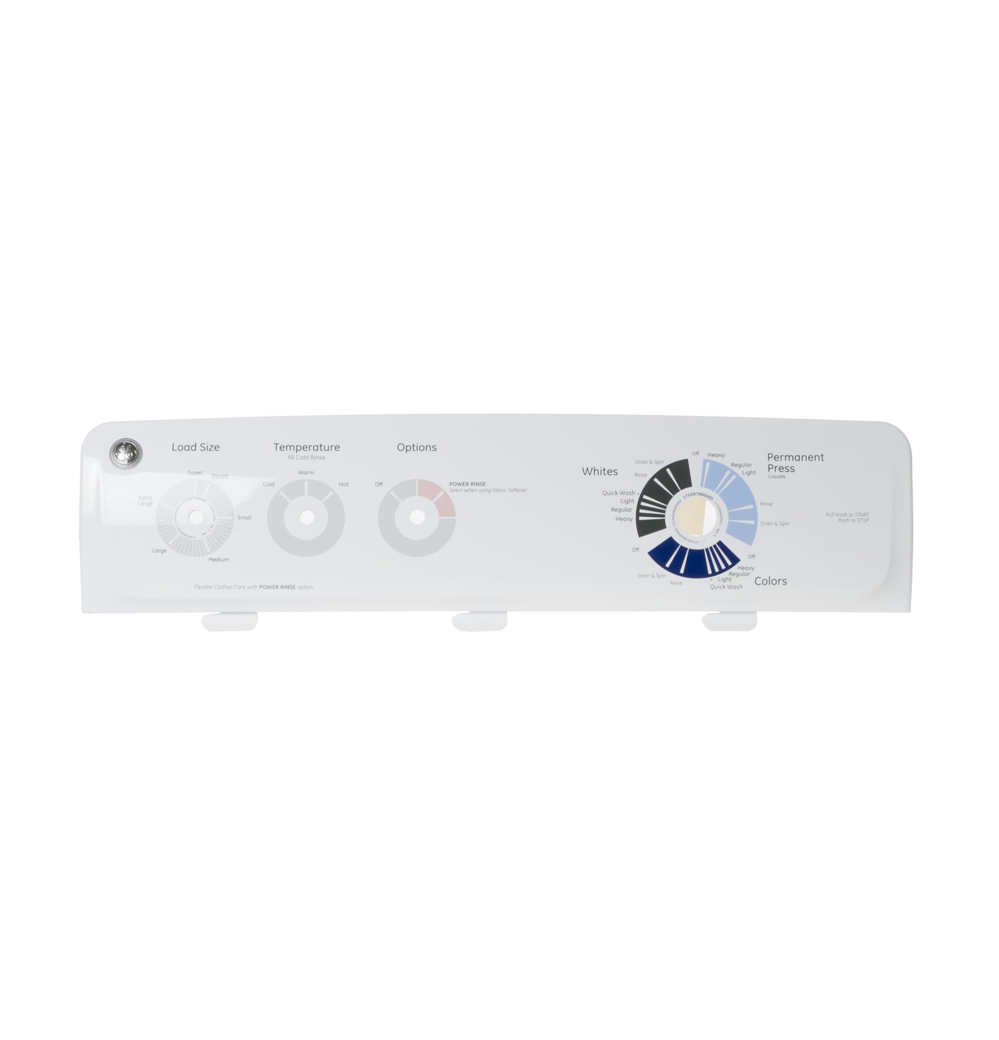 GE Washing Machine Control Panel Assembly GTWN2800D0WW