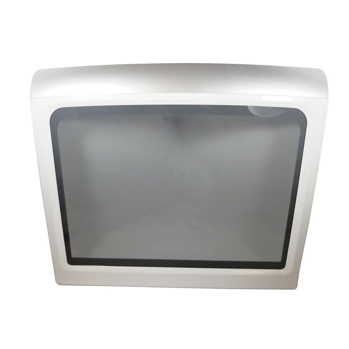 GE Washing Machine Glass Lid and Frame Assembly (Chrome, White, XL) GTW725BSN0WS
