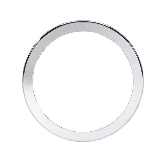 GE Part# WH46X10227 Outer Door Rim (OEM) Chrome