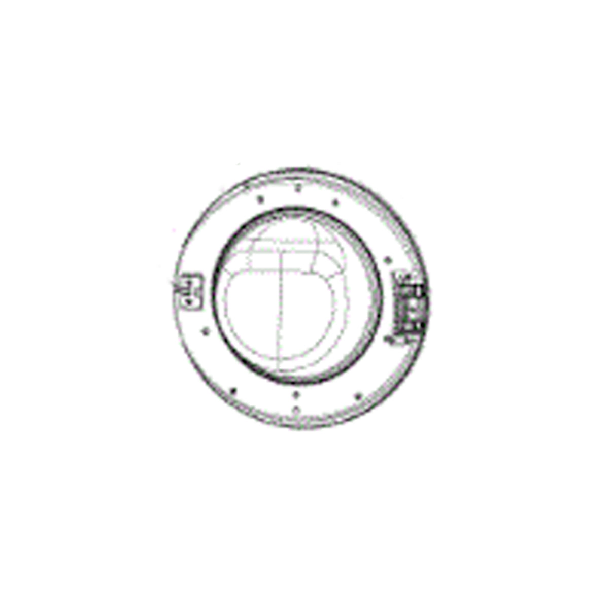 GE Washing Machine Glass Door Assembly GFW148SSM0WW
