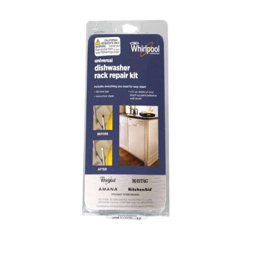 Whirlpool Dishrack Repair Kit (White) 4396838RC