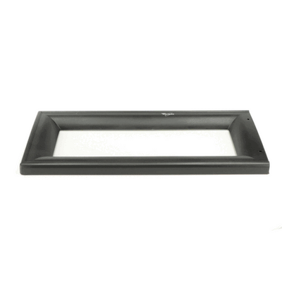 Whirlpool Door Frame/Panel (with glass) - Black 8185234