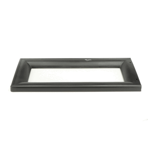 Whirlpool Door Frame/Panel (with glass) - Black 8185234