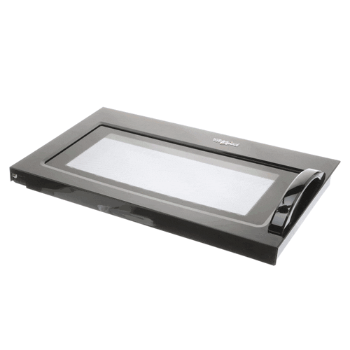 Whirlpool MH1170XSB0 Microwave Black Door Assembly
