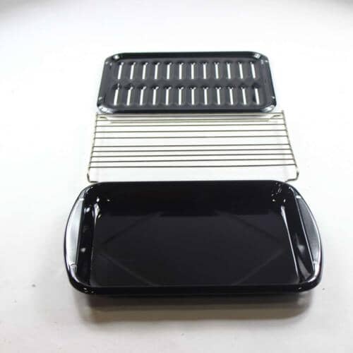 KitchenAid Range - Oven/Stove Oven Broiler Pan and Roasting Rack YKSDG950ESS0
