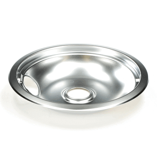 Whirlpool Part# W10196405RW Burner Drip Bowl (OEM) 8 in