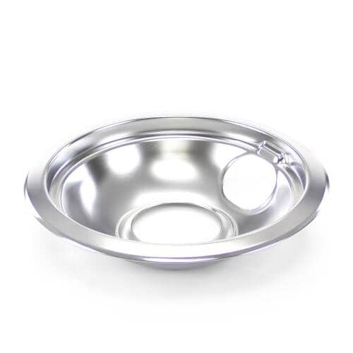 Whirlpool Range Chrome Drip Pan (6-Inch) - W10196406BU