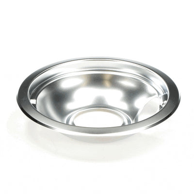 Whirlpool Burner Drip Bowl (Chrome, 6 in) W10196406RW