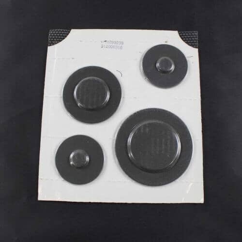 Whirlpool Part# W10299239 Burner Cap Set (OEM)