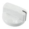 Whirlpool Part# W10377036 Burner Control Knob (White) - Genuine OEM