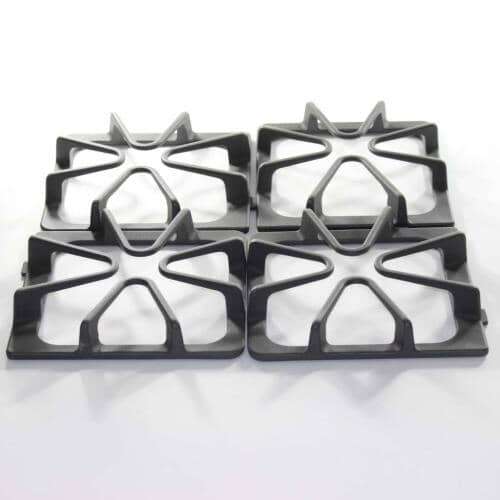 Whirlpool Part# W10837340 Burner Grate Kit (OEM) Set of 4