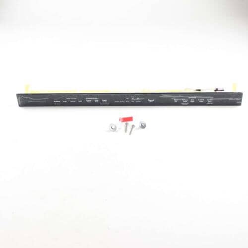 KitchenAid Dishwasher Control Panel and Overlay (Black) KDTE104ESS1