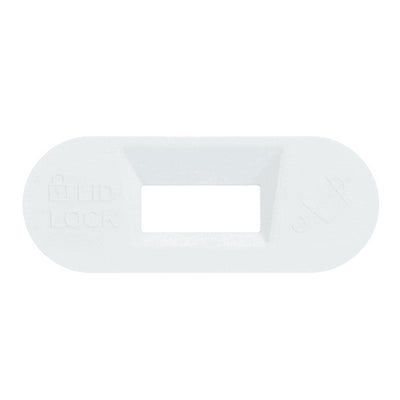 Whirlpool Part# W11545554 Lid Lock Bezel - White (OEM)