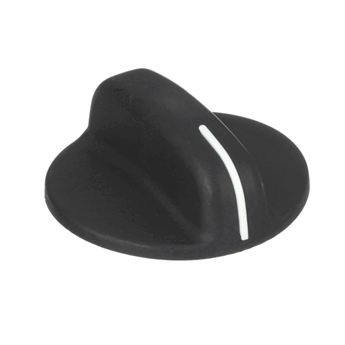 Whirlpool Part# WP3196231 Burner Knob (Black) (OEM)