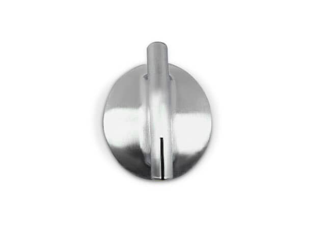 Whirlpool Part# WP74010839 Burner Control Knob (OEM) Chrome