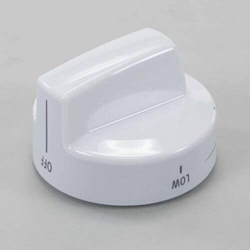 Whirlpool WFG371LVQ2 Surface Burner Control Knob (White) Genuine OEM