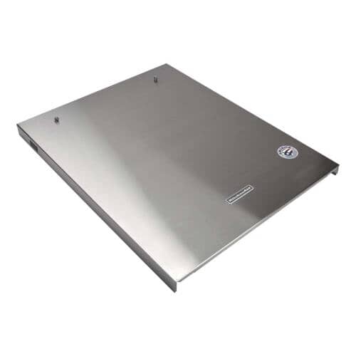 Whirlpool Part# WPW10195870 Front Door Panel (OEM) Stainless Steel