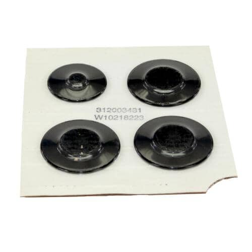 Whirlpool Cooktop Burner Cap Set (Black) W3CG3014XB00