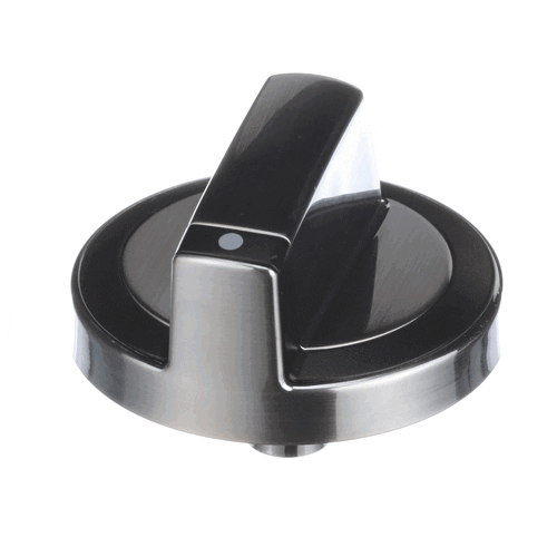 Whirlpool Cooktop Burner Knob (Black, Stainless) G7CE3055XS00