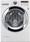 LG WM3250HWA 27 Inch Front-Load Washer with 4.0 cu. ft. Capacity, 9 Wash Cycles, Allergiene Cycle, 9 Options, Steam Technology, SenseClean System and 1,200 RPM: White