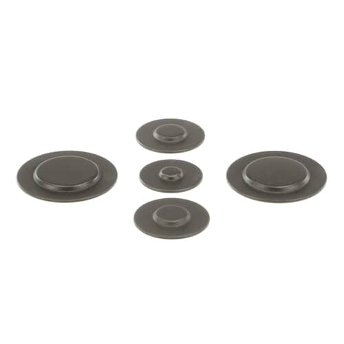 KitchenAid Range - Oven/Stove Surface Burner Cap Kit - Black KFGG500ESS2