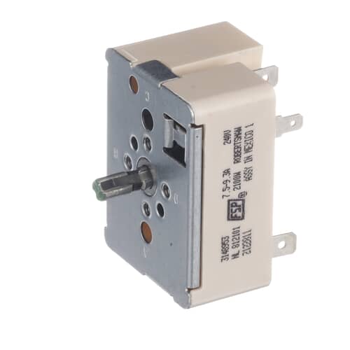 KitchenAid KERI203PWH3 8in Burner Infinite Switch